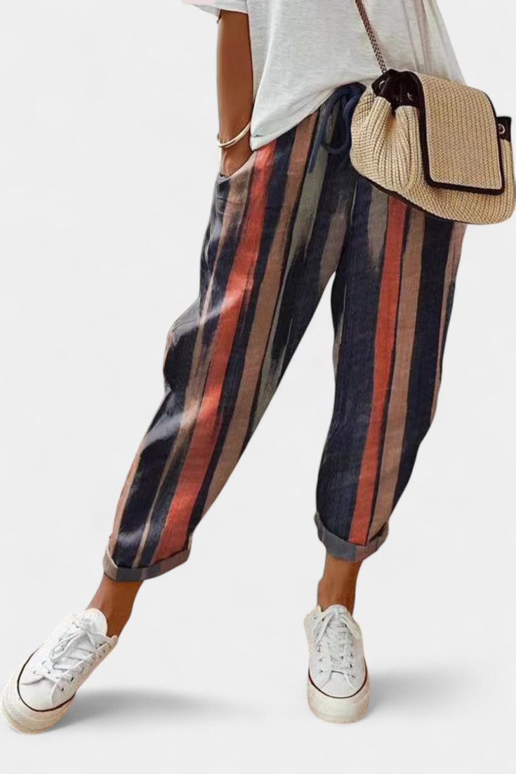 Mely | Pantalones de Lino de Corte Relajado y Estilo Atemporal - Van Moreau Utrecht