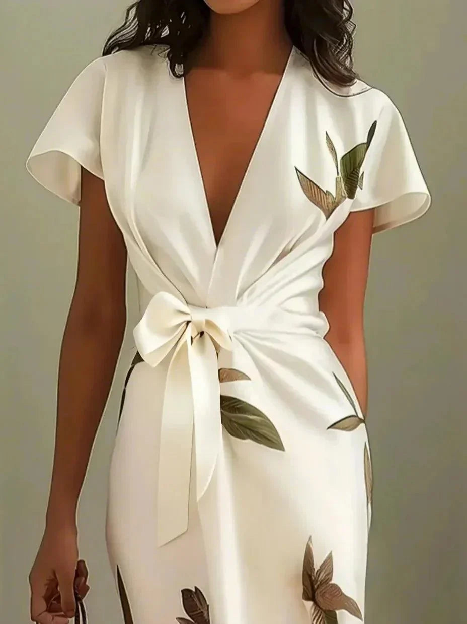 LUCÍA – VESTIDO CRUZADO ESTAMPADO - Van Moreau Utrecht