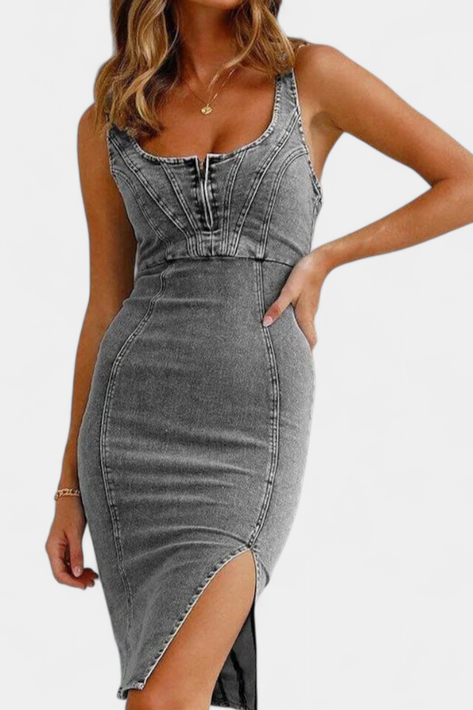 Janessa | Vestido Denim - Van Moreau Utrecht