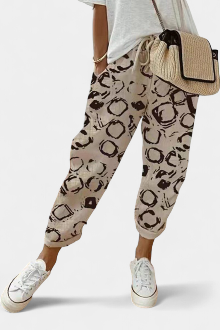 Mely | Pantalones de Lino de Corte Relajado y Estilo Atemporal - Van Moreau Utrecht