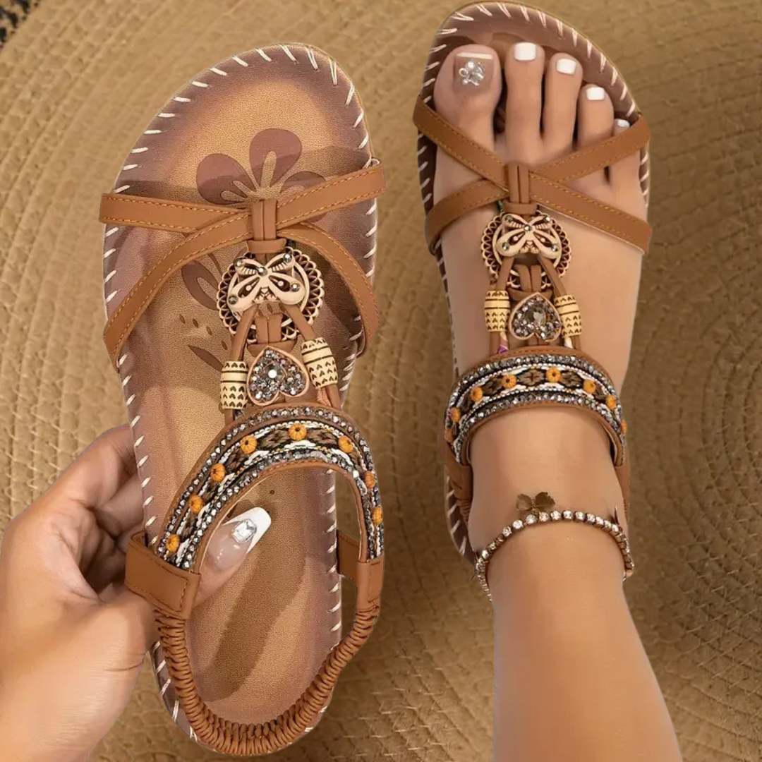 Nada | Sandales Style Ibiza Alliant Confort et Élégance - Van Moreau Utrecht