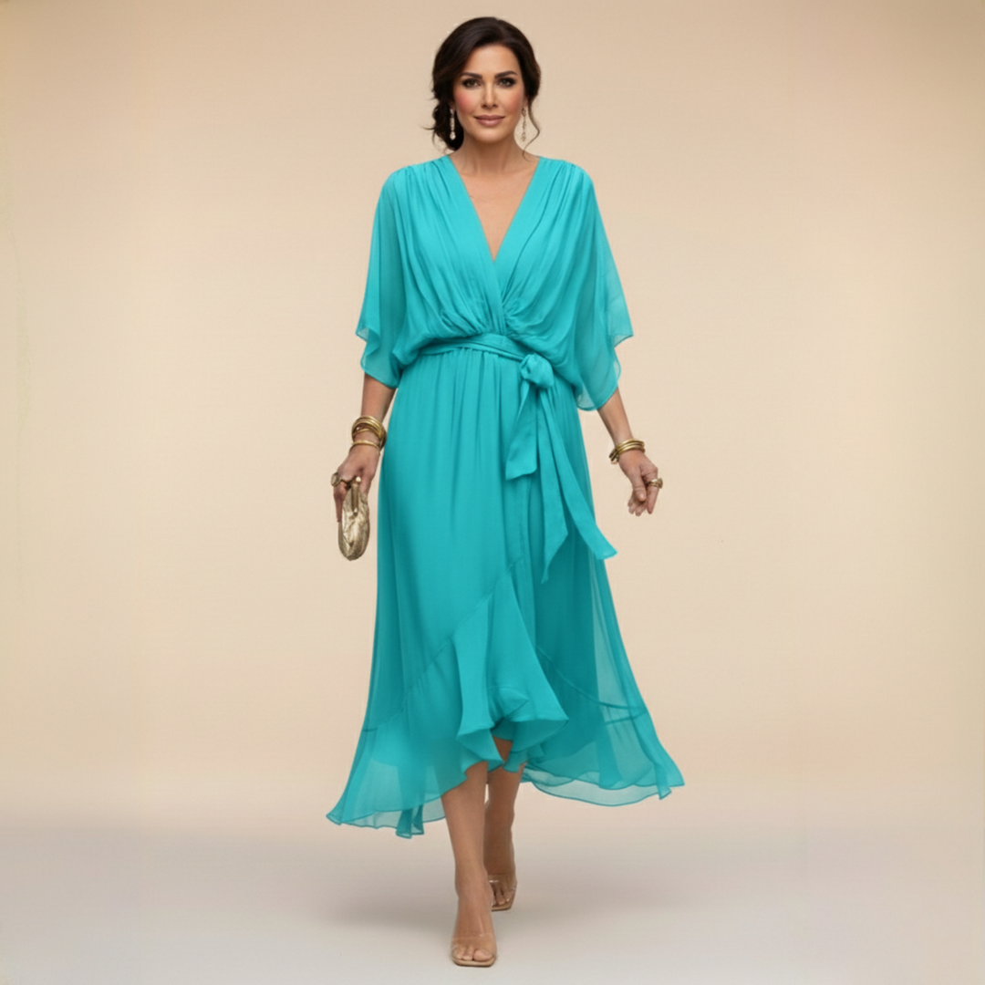CAMILA – VESTIDO ELEGANTE CRUZADO - Van Moreau Utrecht