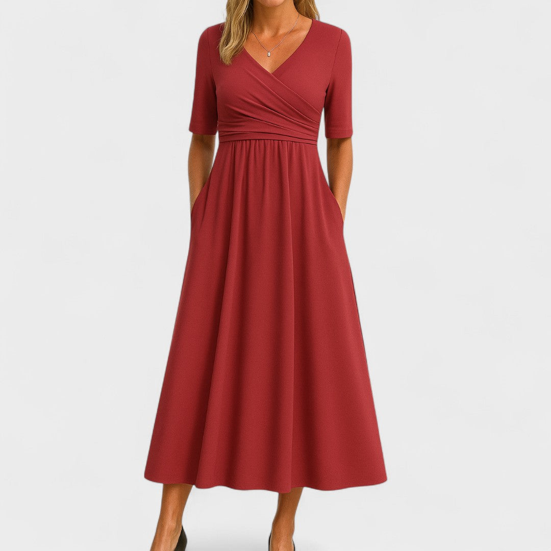 Joana | Vestido midi elegante - Van Moreau Utrecht