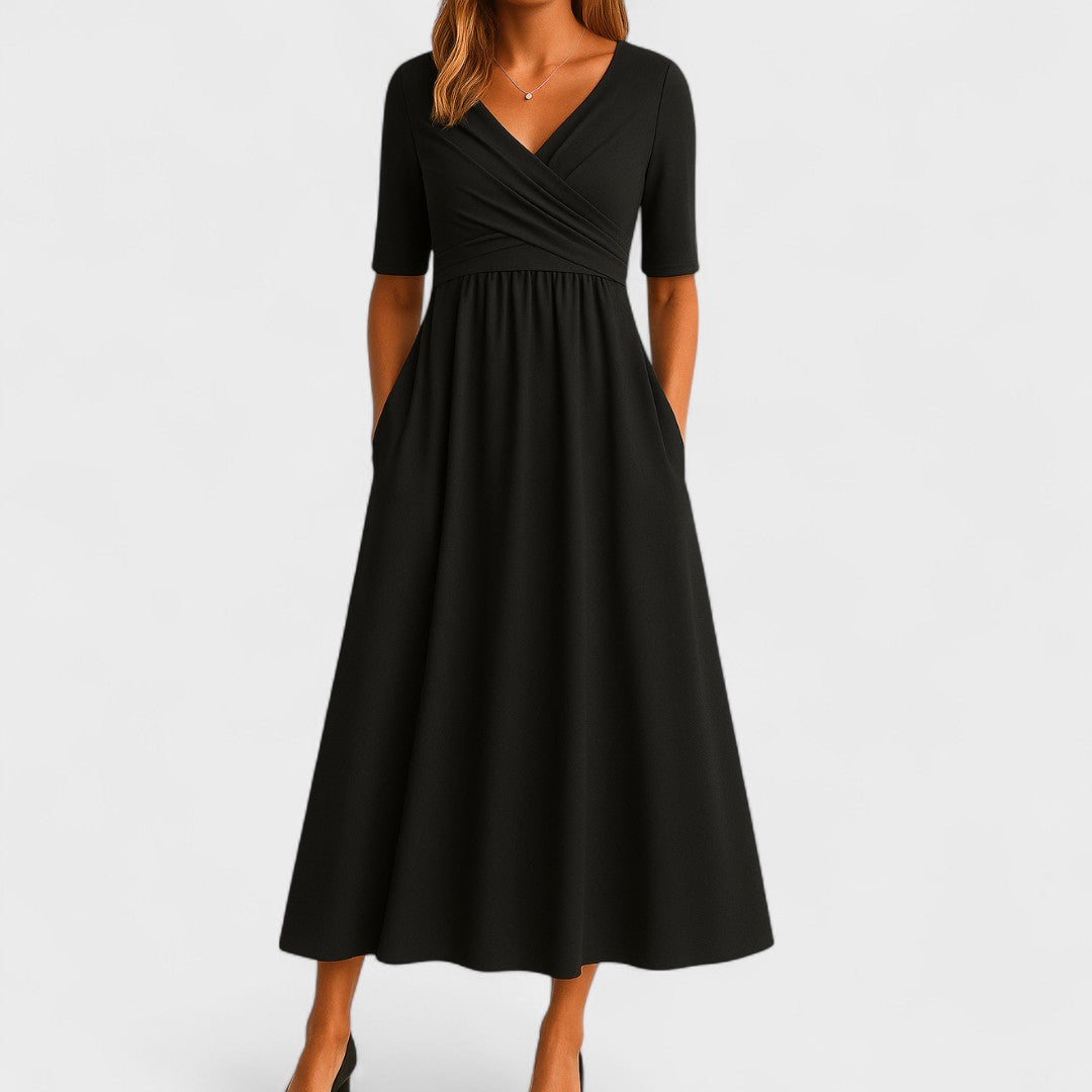 Joana | Vestido midi elegante - Van Moreau Utrecht