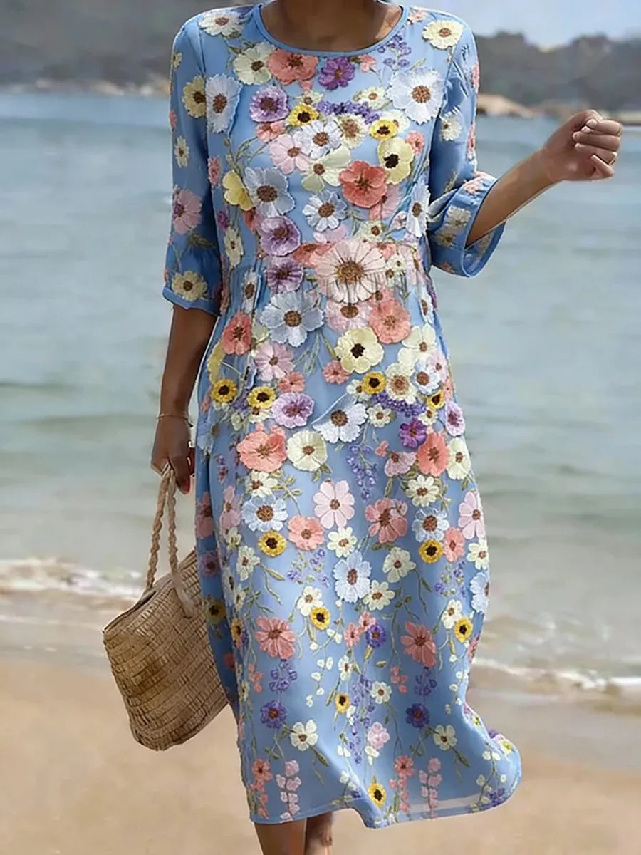 NATALIA – VESTIDO FLORAL ROMÁNTICO - Van Moreau Utrecht