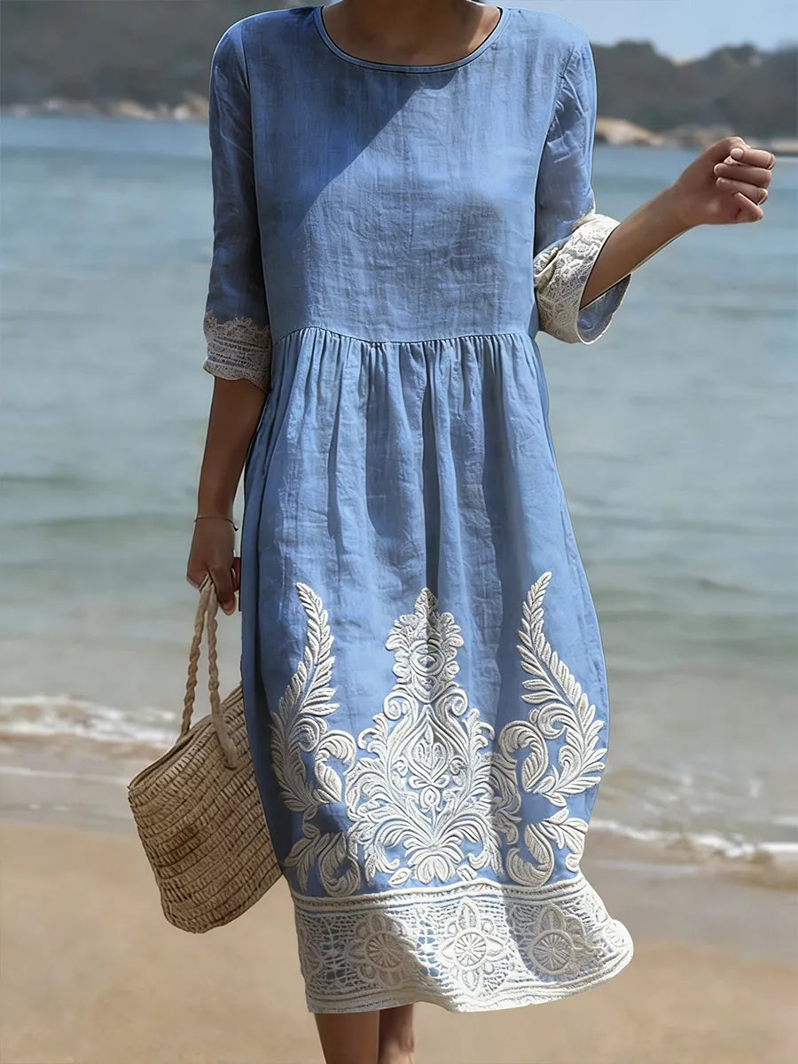 ALBA – VESTIDO FLORAL LIGERO - Van Moreau Utrecht