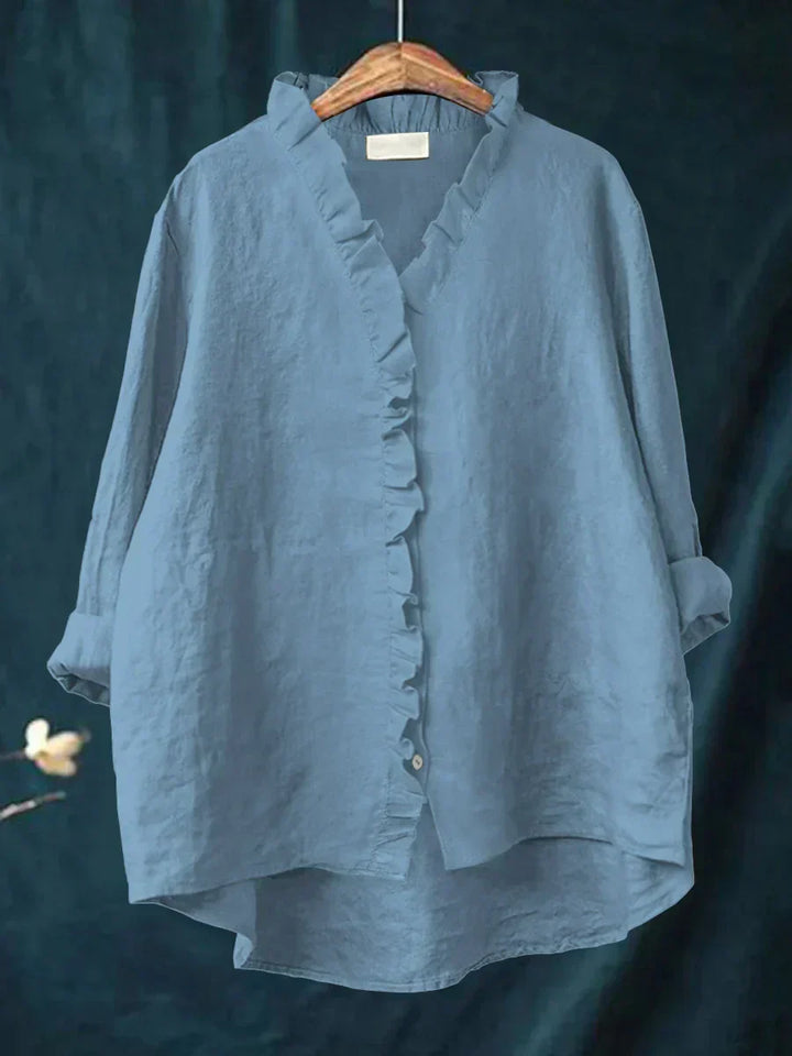 Lily - Blouse Légère Avec Volants - Van Moreau Utrecht