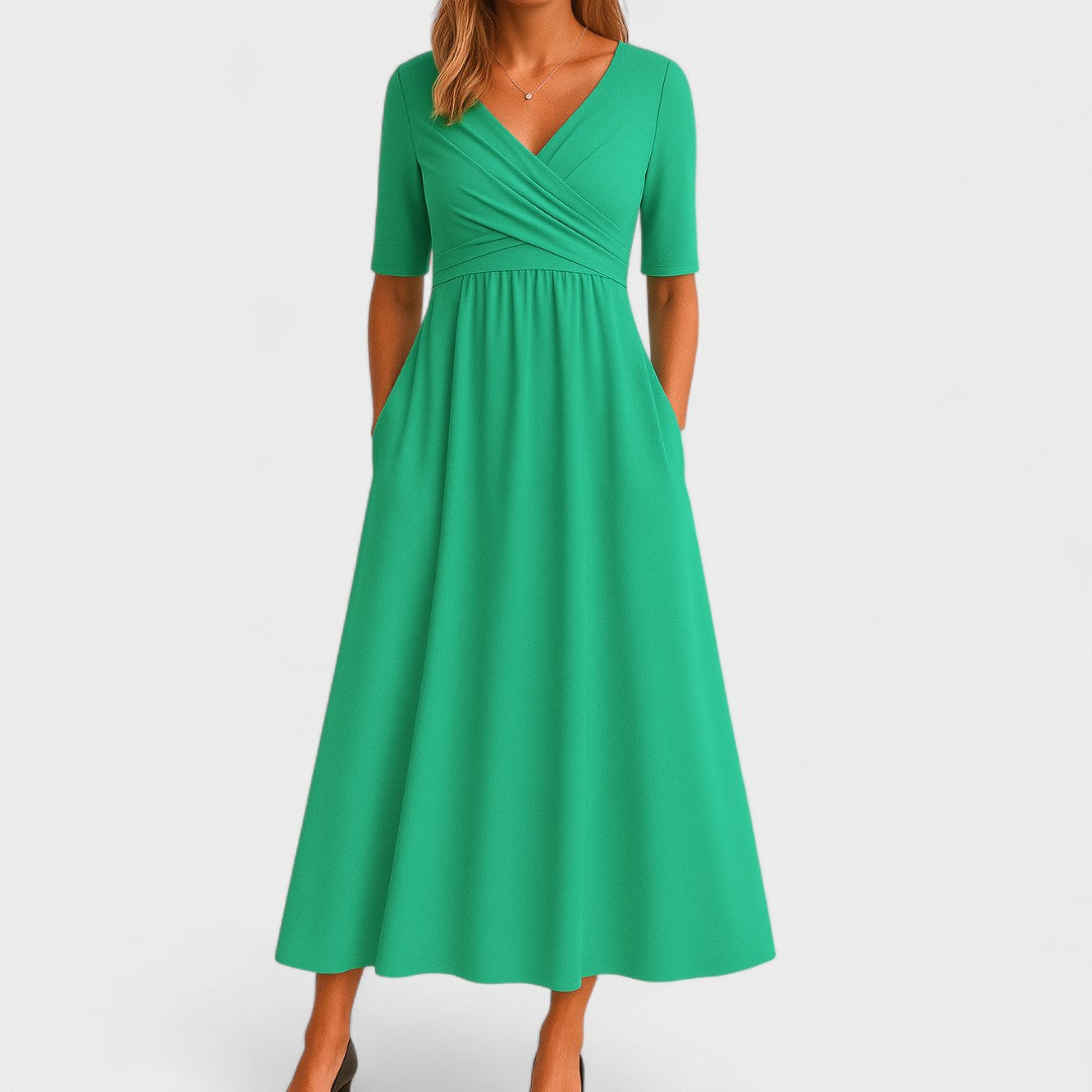 Joana | Vestido midi elegante - Van Moreau Utrecht