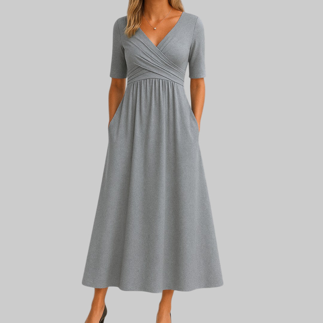 Joana | Vestido midi elegante - Van Moreau Utrecht