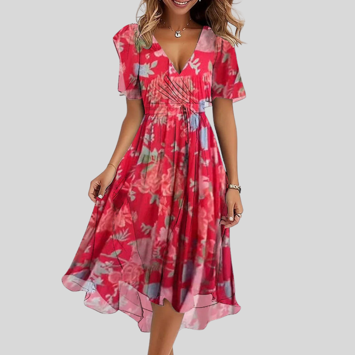 Valentina | Vestido floral fluido