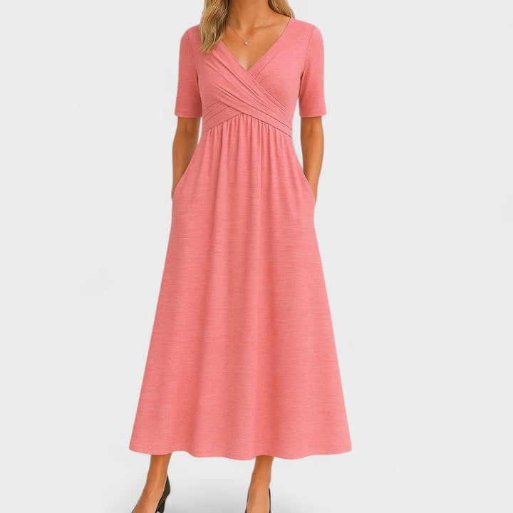 Joana | Vestido midi elegante - Van Moreau Utrecht