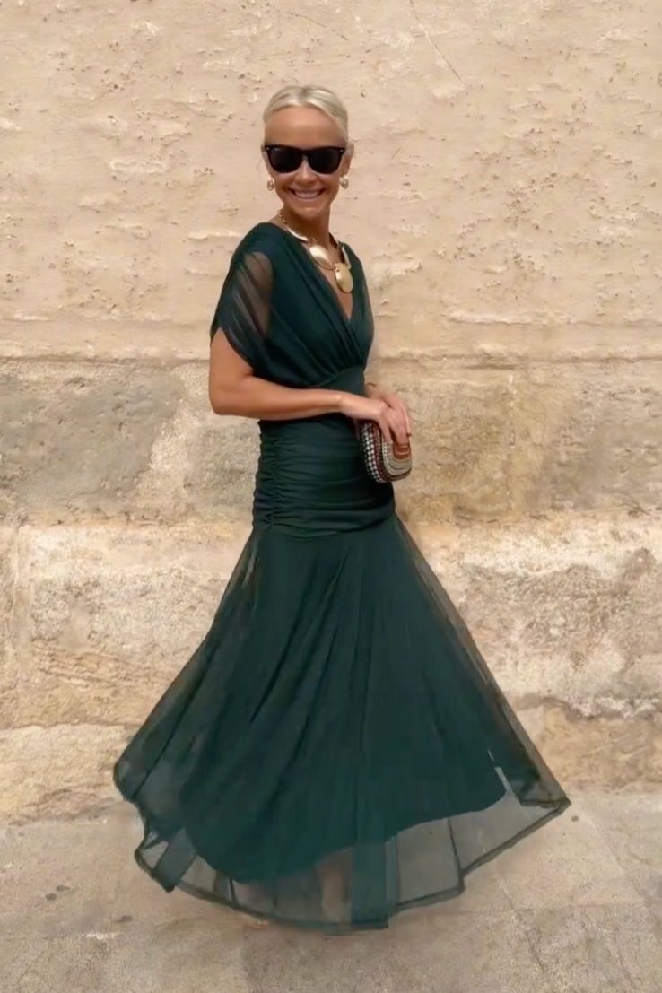VALENTINA – VESTIDO CRUZADO ELEGANTE - Van Moreau Utrecht