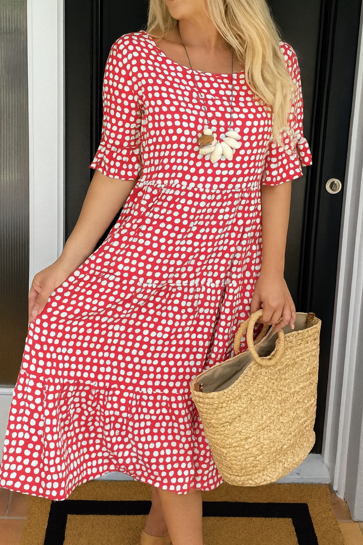 LUCÍA – VESTIDO MIDI ESTAMPADO - Van Moreau Utrecht