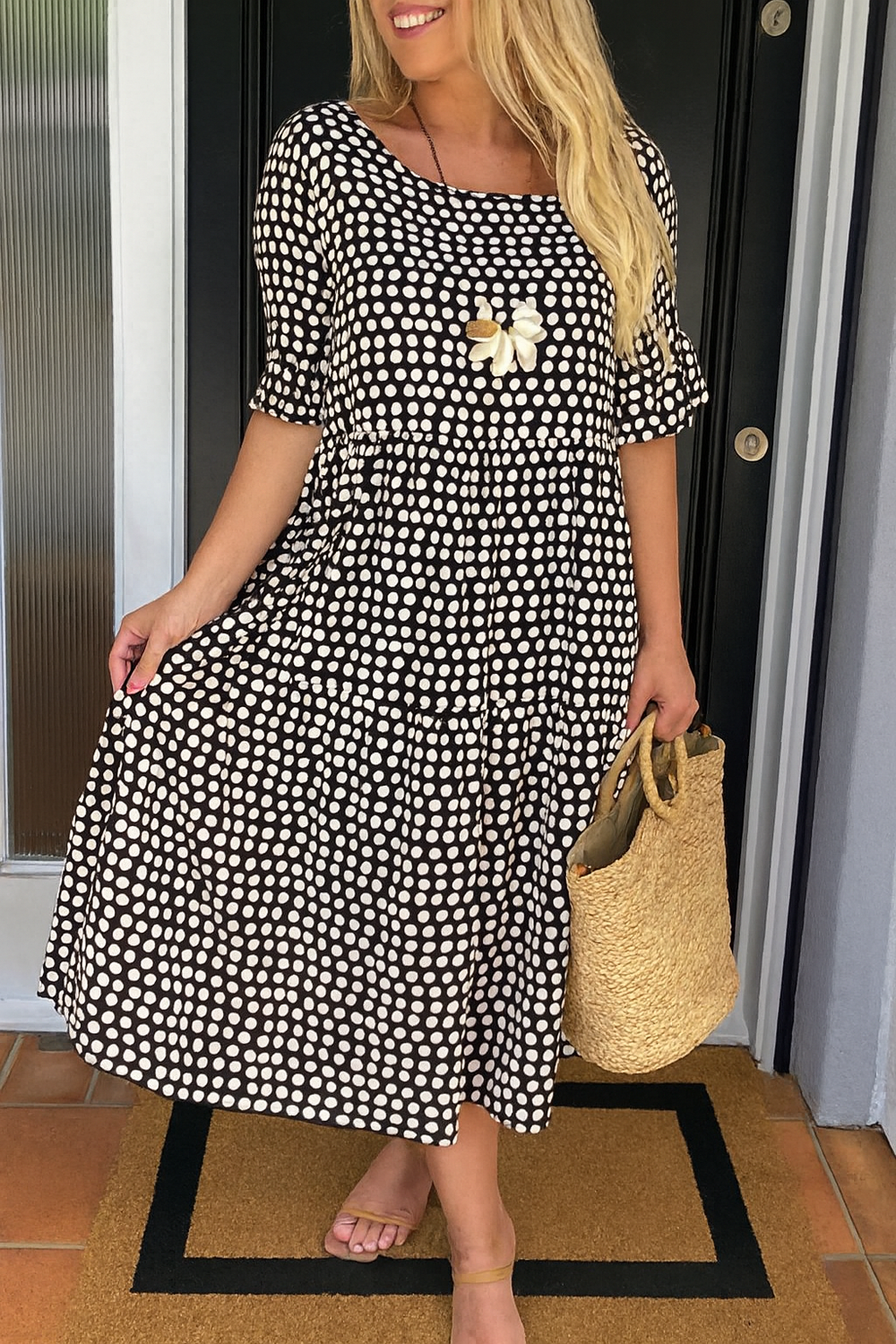 LUCÍA – VESTIDO MIDI ESTAMPADO - Van Moreau Utrecht