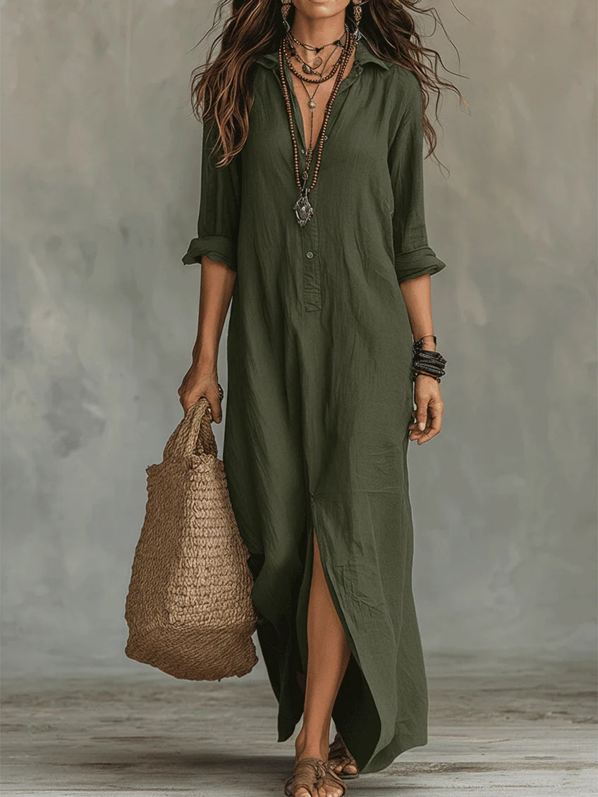 ISABEL – VESTIDO LARGO - Van Moreau Utrecht