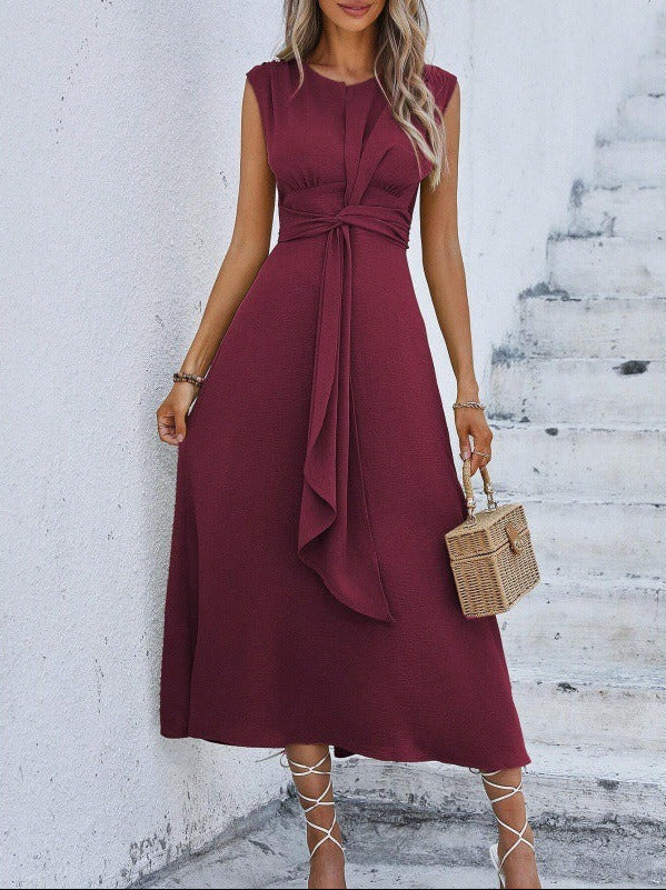 EMILIA – VESTIDO ELEGANTE CON LAZO - Van Moreau Utrecht