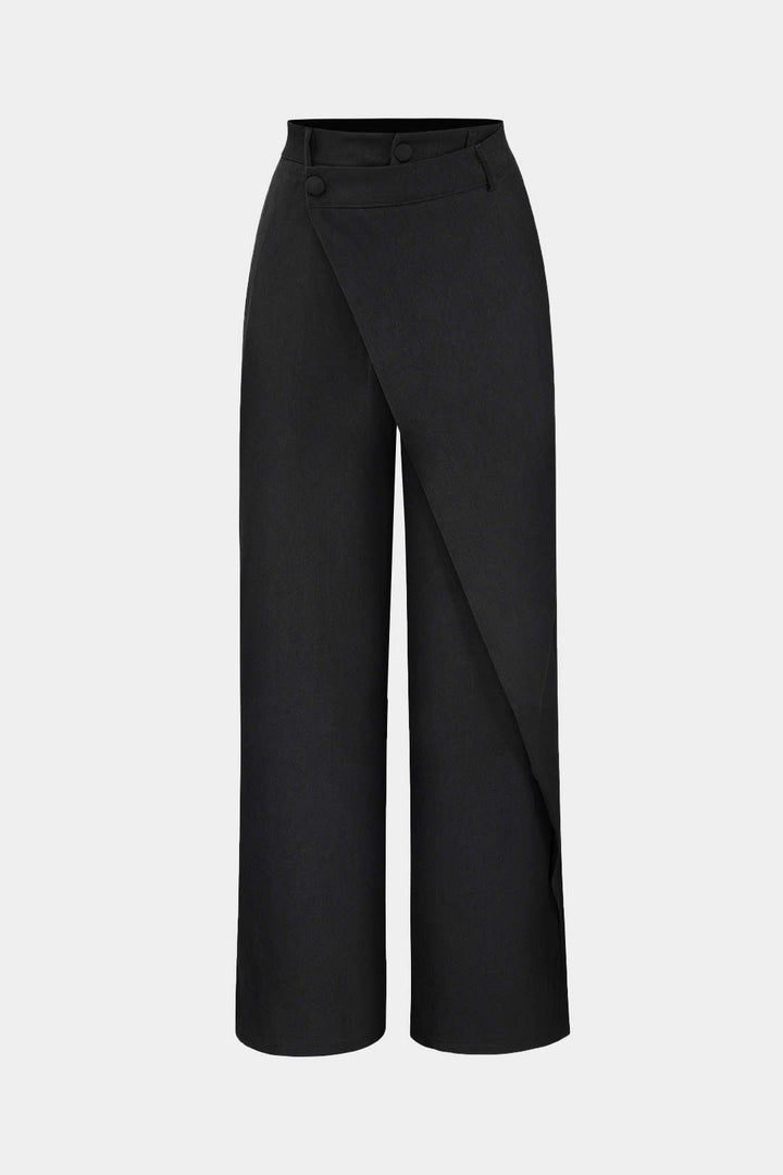 Paloma | Pantalones Rectos con Drapado Moderno - Van Moreau Utrecht