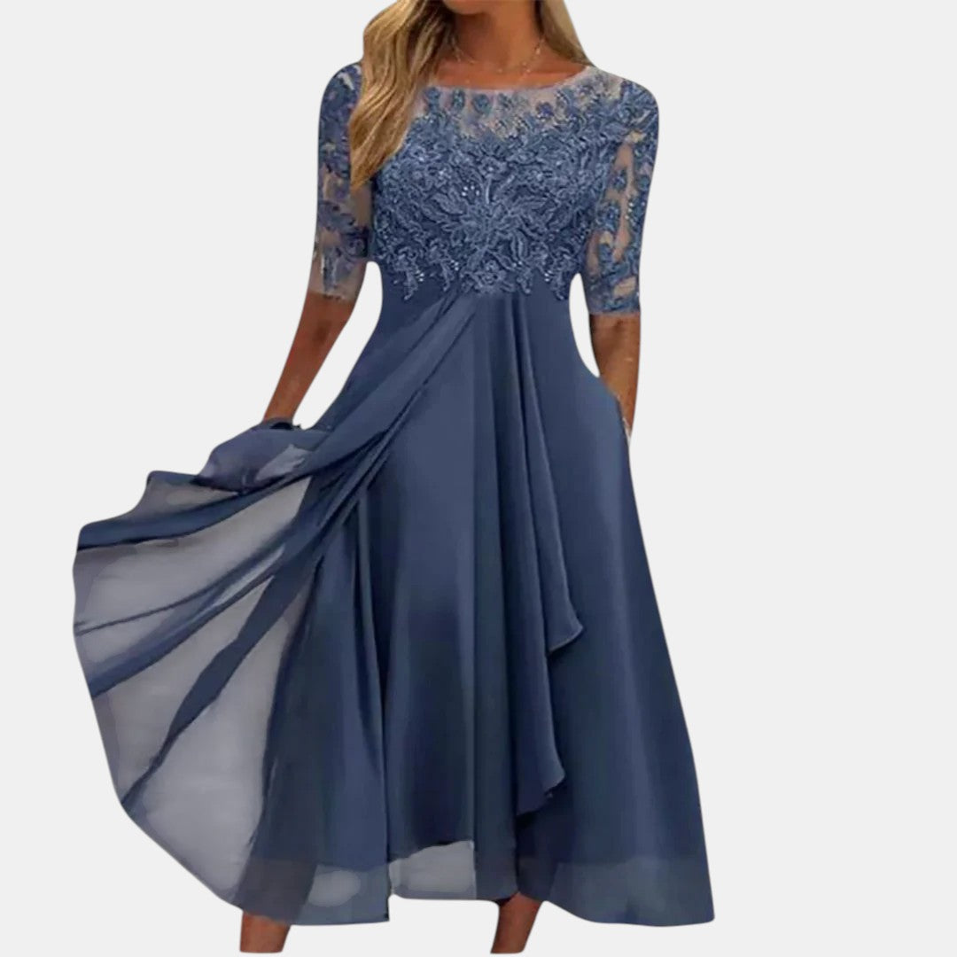 Rhonda | Elegant Lace Dress - Van Moreau Utrecht