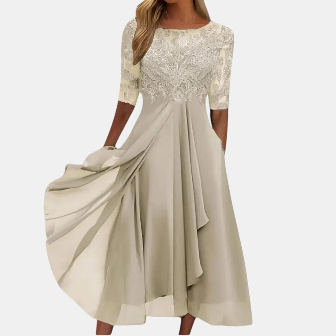 Rhonda | Elegant Lace Dress - Van Moreau Utrecht