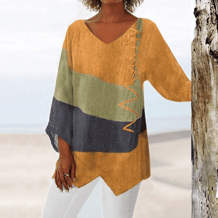 Marianna™  | Elegante Blusa Fatta a Mano - Van Moreau Utrecht