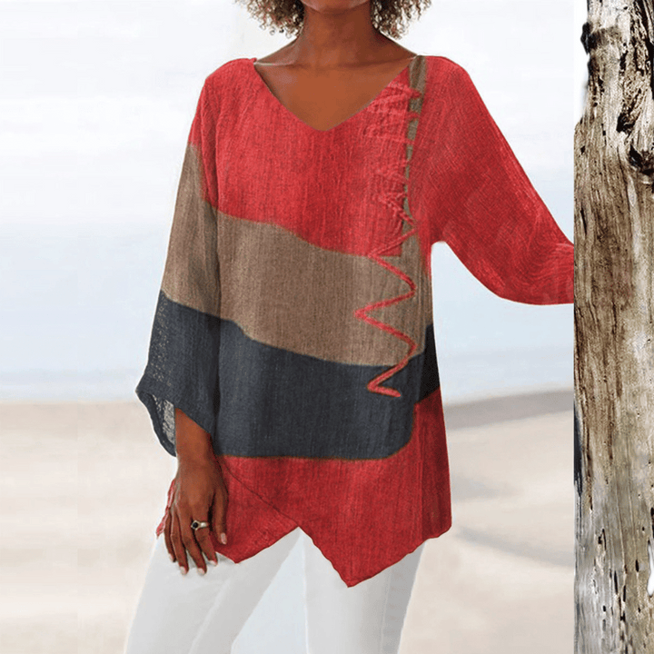 Marianna™  | Elegante Blusa Fatta a Mano - Van Moreau Utrecht