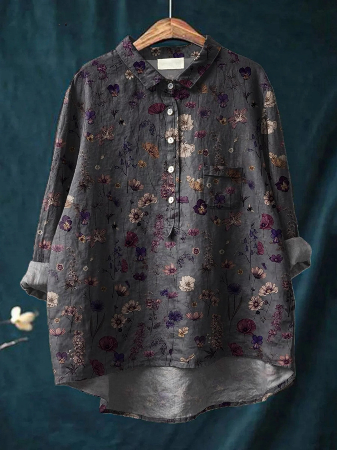 Florence - Chemise Floral Légère - Van Moreau Utrecht
