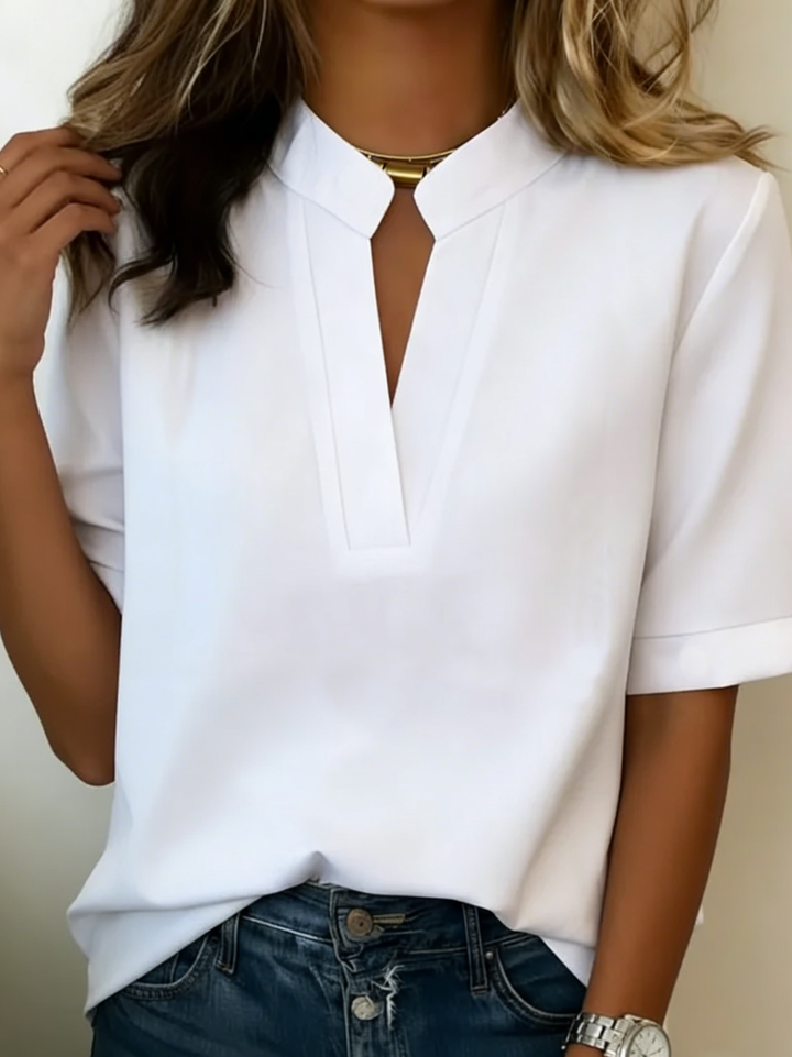 Clara | Blusa elegante minimalista - Van Moreau Utrecht
