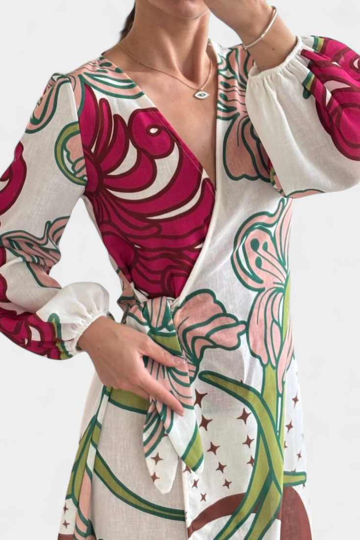 Fana | Vestido Floral - Van Moreau Utrecht