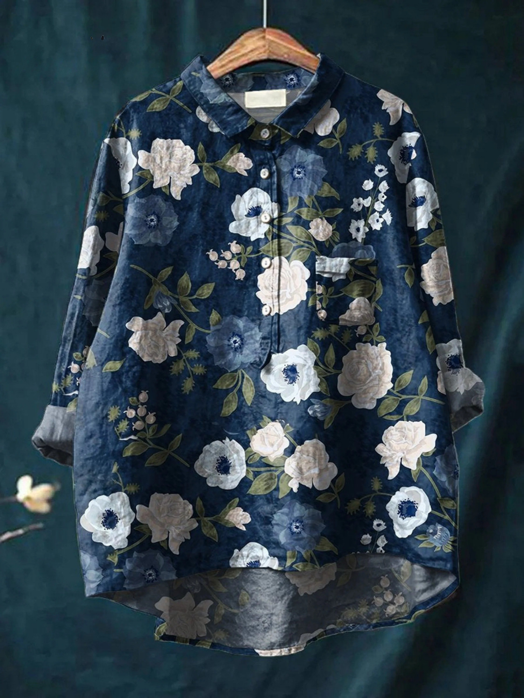 Lauren - Chemise Floral Aérienne - Van Moreau Utrecht