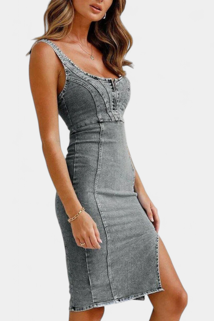 Janessa | Vestido Denim - Van Moreau Utrecht