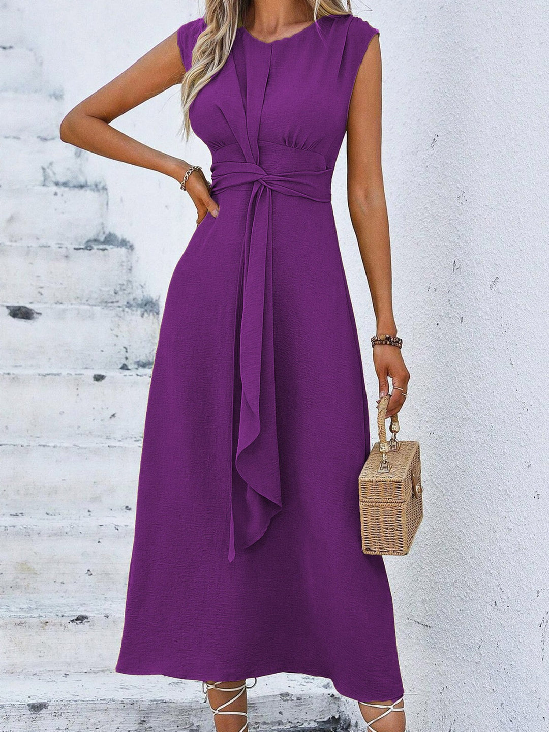 EMILIA – VESTIDO ELEGANTE CON LAZO - Van Moreau Utrecht