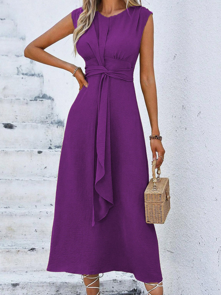 EMILIA – VESTIDO ELEGANTE CON LAZO - Van Moreau Utrecht