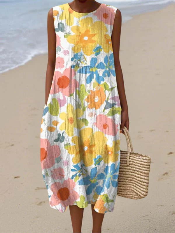 Ella | Vestido de verano ligero y sin mangas - Van Moreau Utrecht
