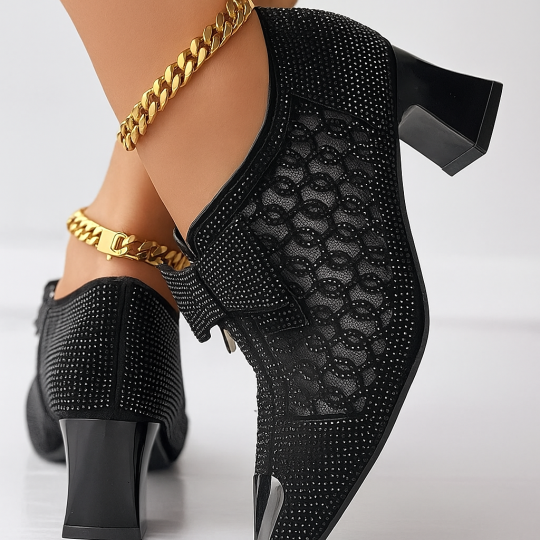 Zapatos de Tacón Vivienne con Lazo - Van Moreau Utrecht