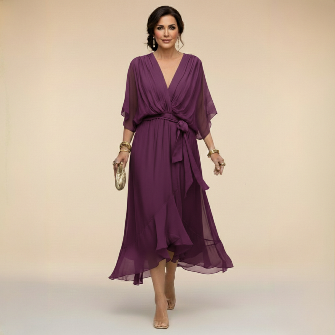 CAMILA – VESTIDO ELEGANTE CRUZADO - Van Moreau Utrecht