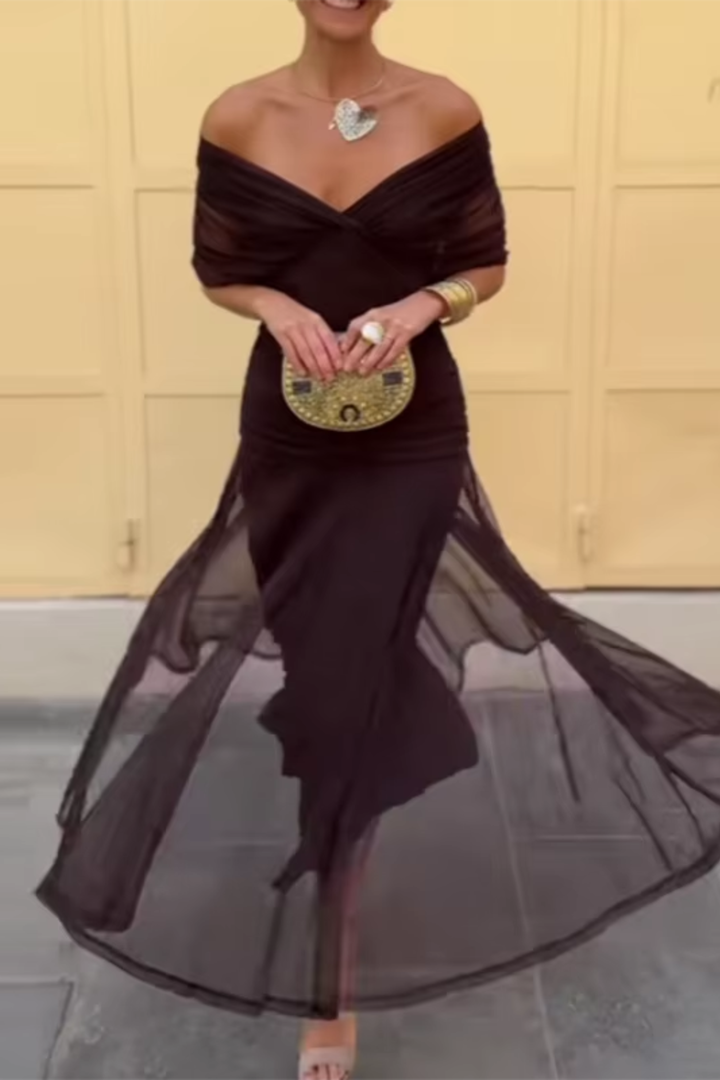 Vestido Luisa Escote en V - Van Moreau Utrecht