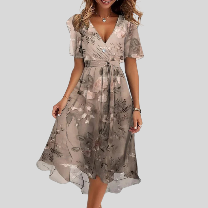 Valentina | Vestido floral fluido