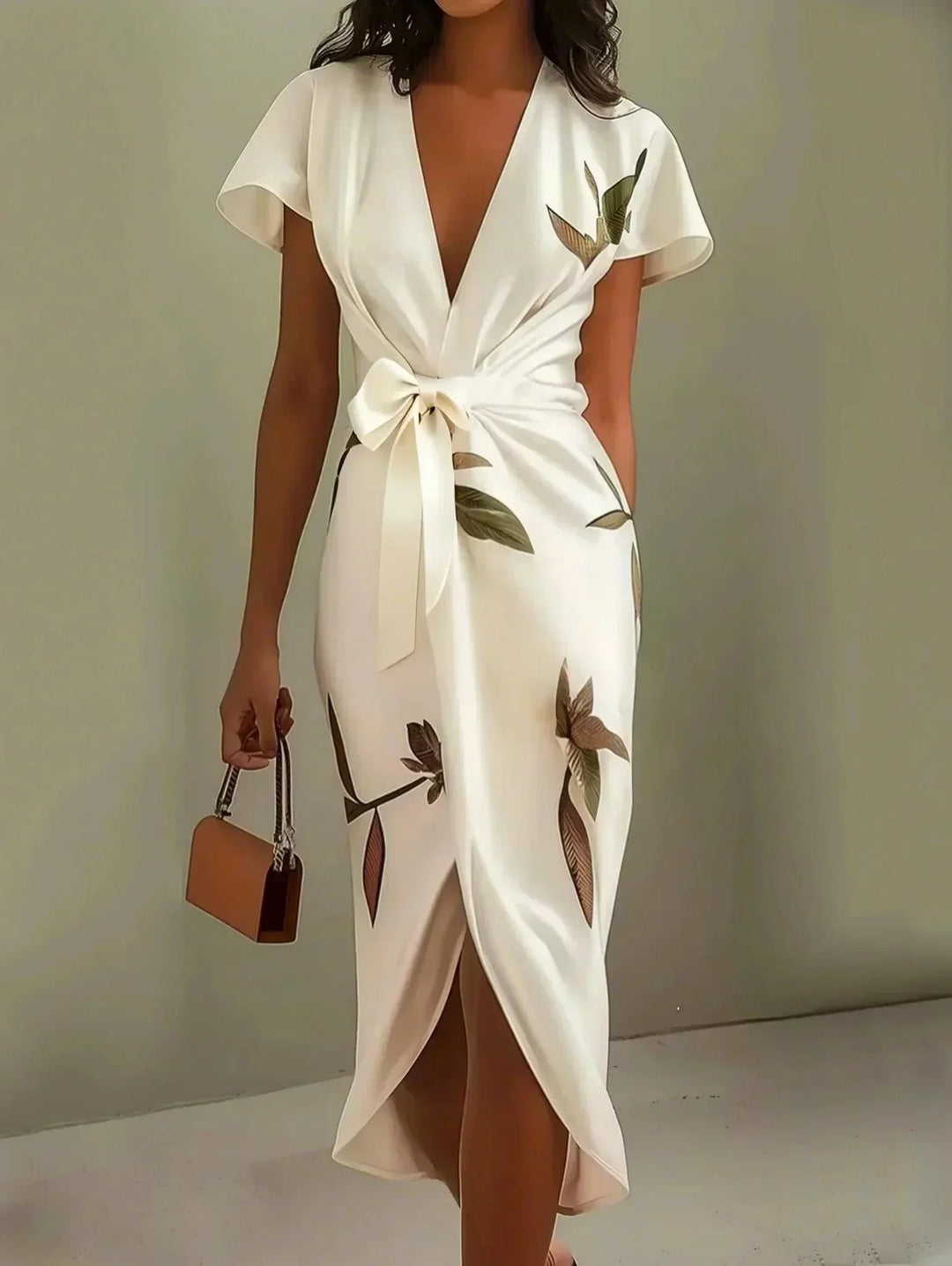 LUCÍA – VESTIDO CRUZADO ESTAMPADO - Van Moreau Utrecht