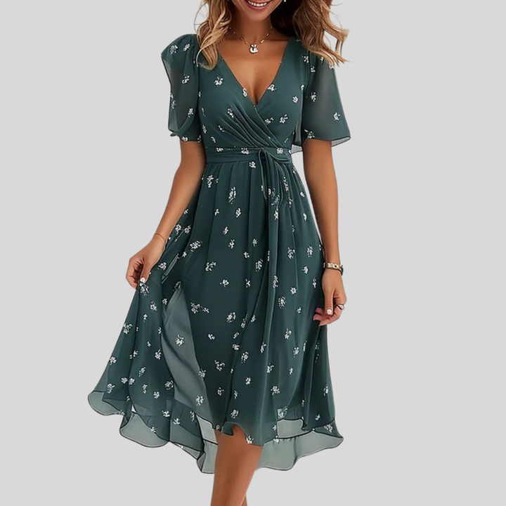 Valentina | Vestido floral fluido