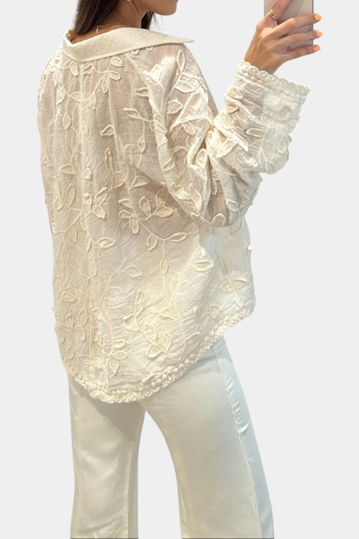 Prairie Camisa de Encaje Bordado - Van Moreau Utrecht