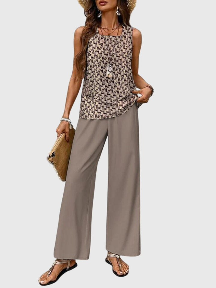 Brenda™ | Conjunto Elegante de Verano de 2 Piezas - Van Moreau Utrecht