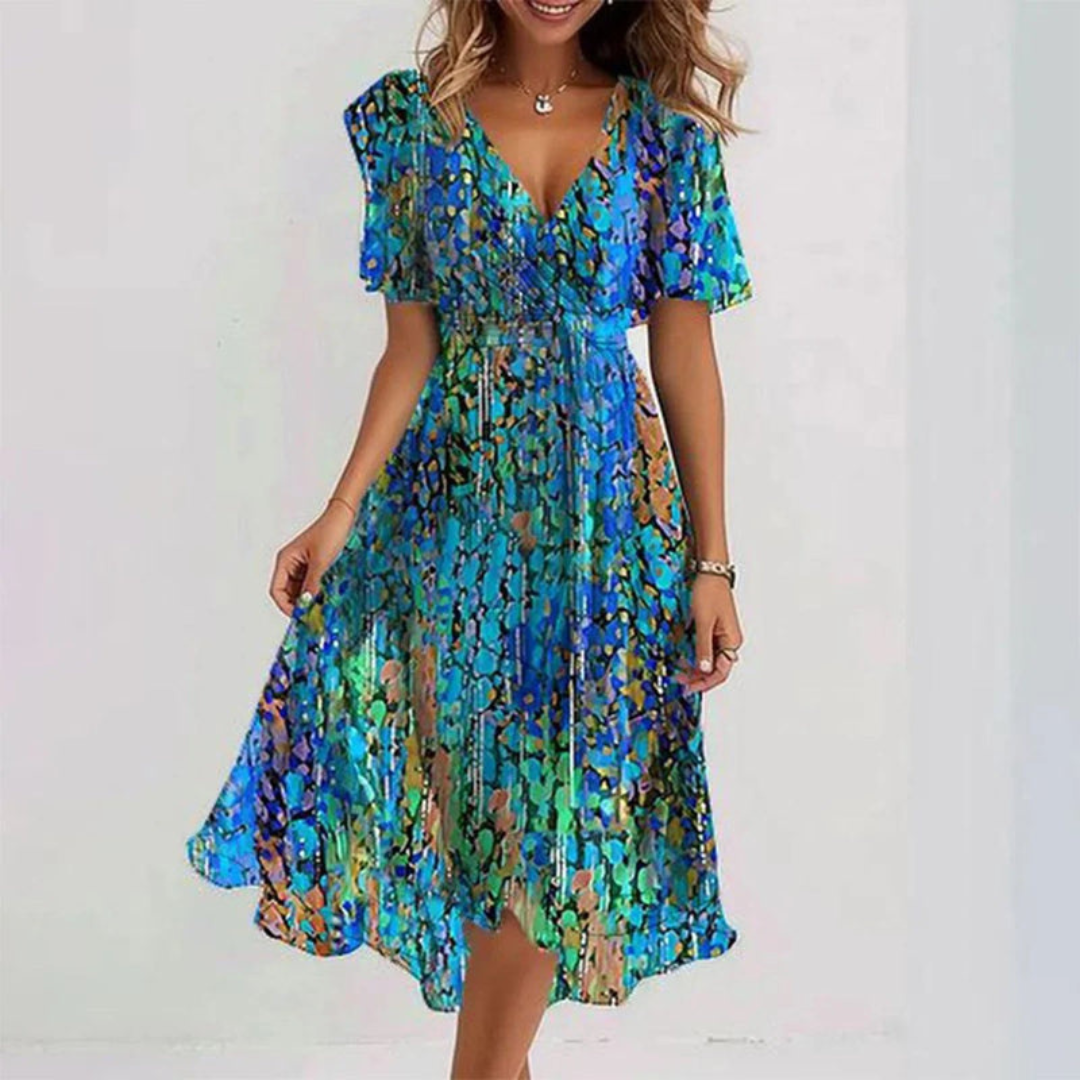 Valentina | Vestido floral fluido