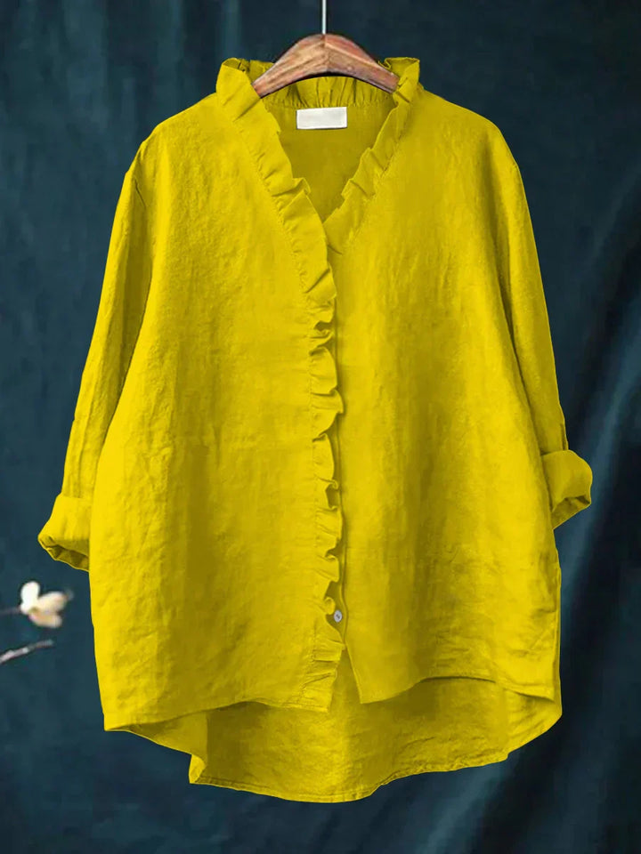 Lily - Blouse Légère Avec Volants - Van Moreau Utrecht