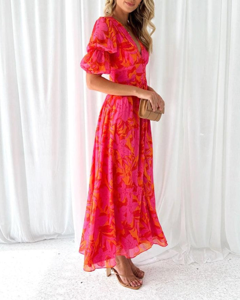 SOFÍA – VESTIDO ELEGANTE ESTAMPADO - Van Moreau Utrecht