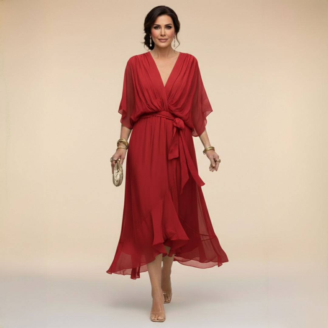 CAMILA – VESTIDO ELEGANTE CRUZADO - Van Moreau Utrecht