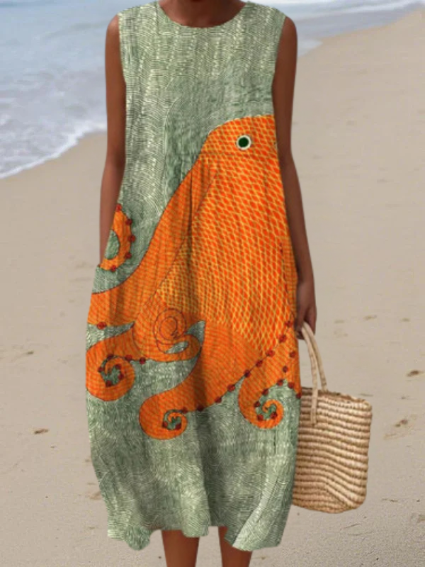 Tess | Vestido de verano ligero y sin mangas - Van Moreau Utrecht