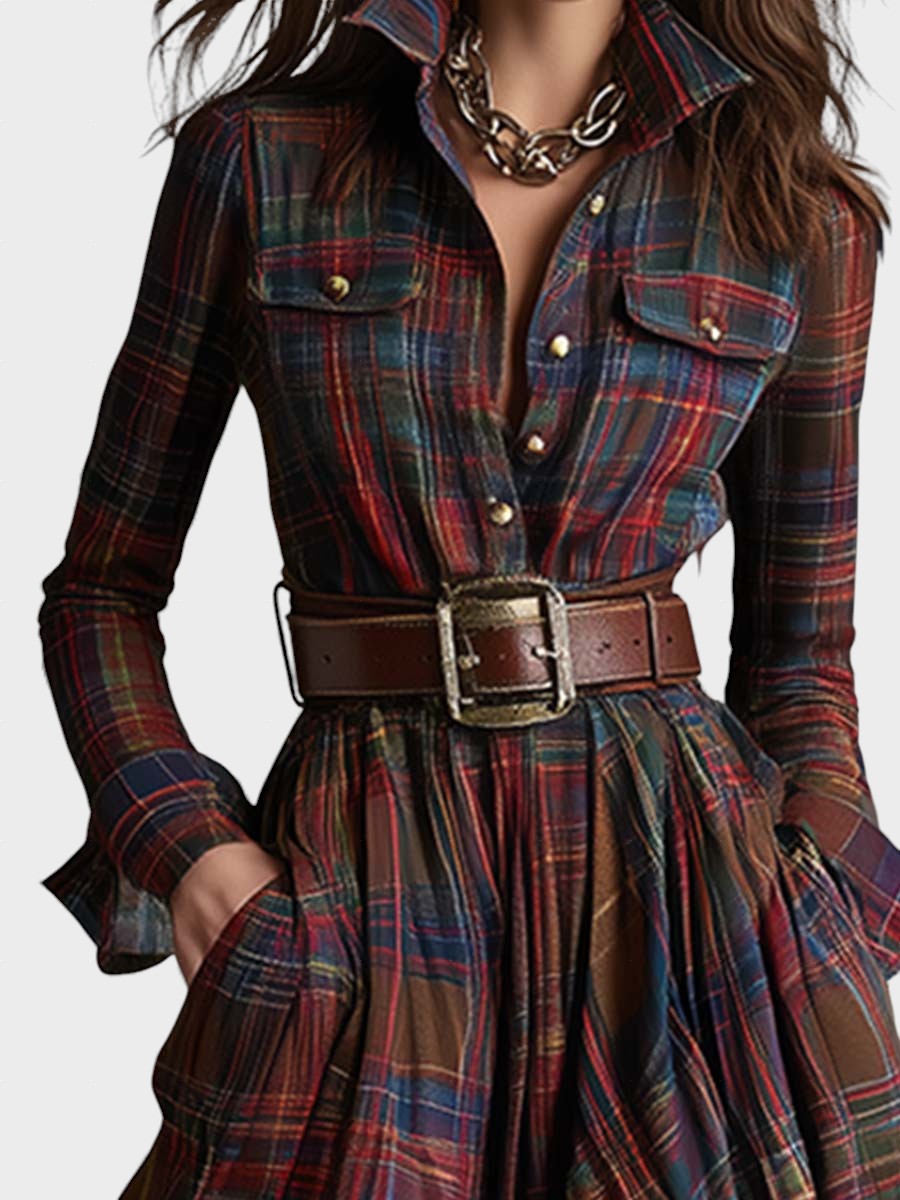 Elena | Camisa Vestido Clásico Elegante - Van Moreau Utrecht