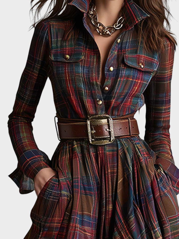 Elena | Camisa Vestido Clásico Elegante - Van Moreau Utrecht