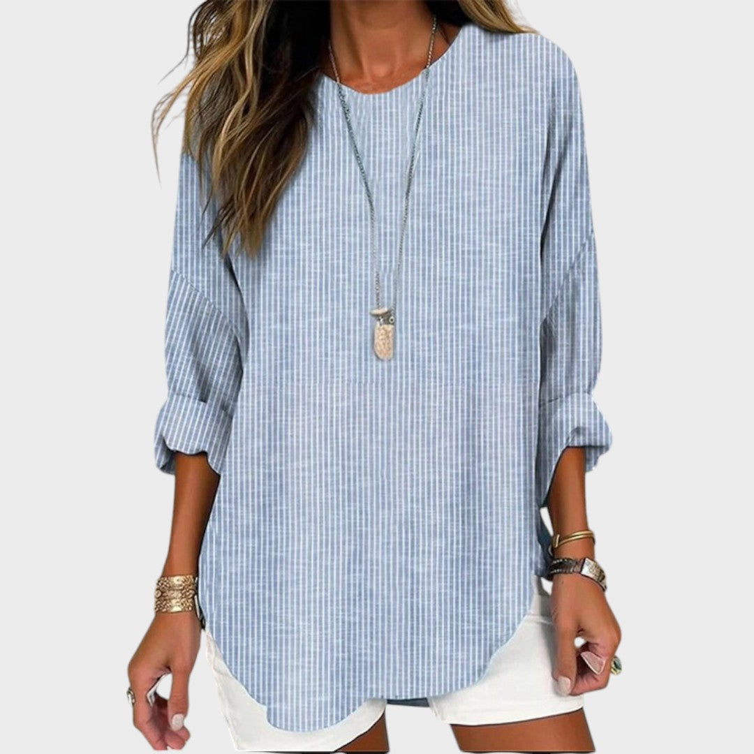 Rhea | Blusa de rayas - Van Moreau Utrecht
