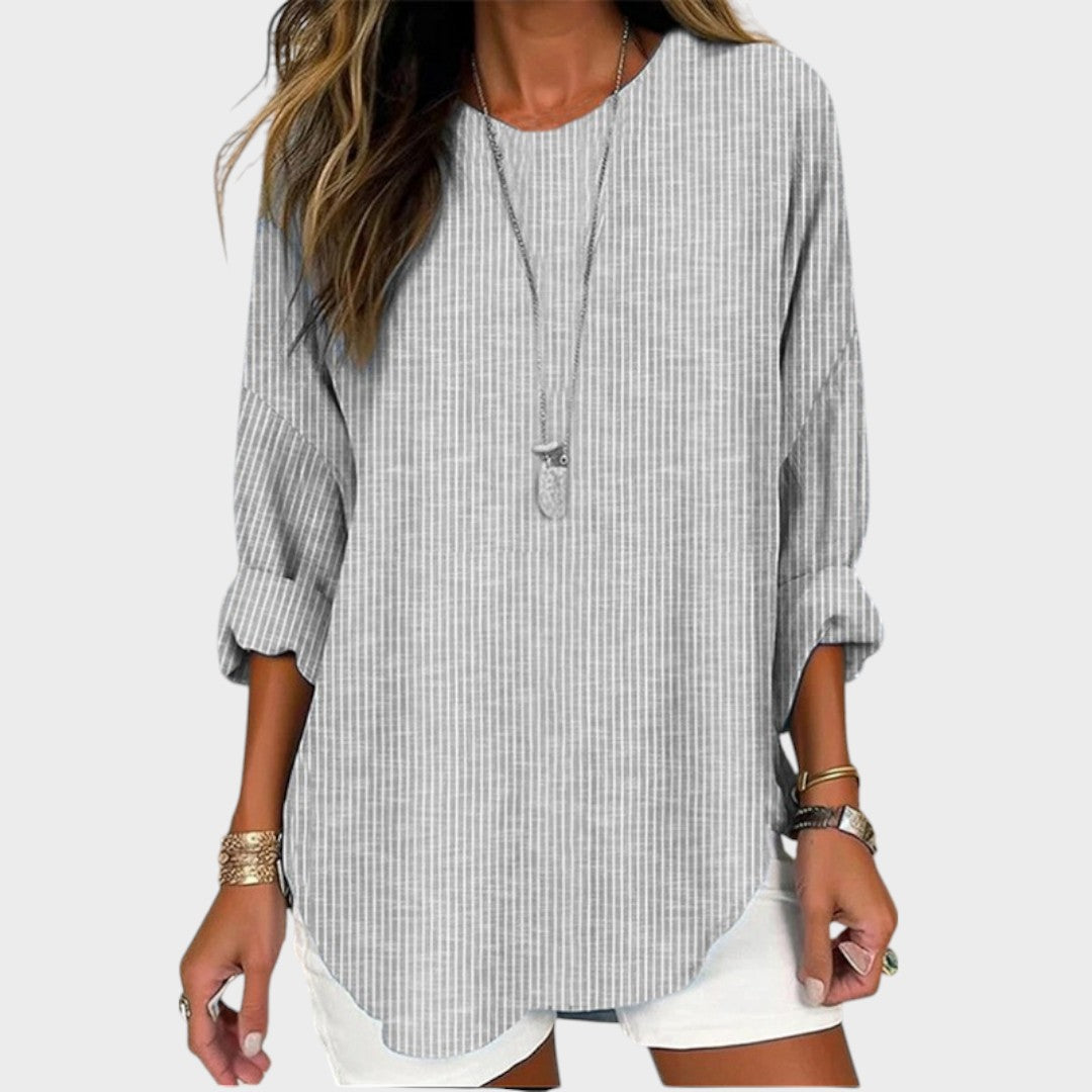 Rhea | Blusa de rayas - Van Moreau Utrecht